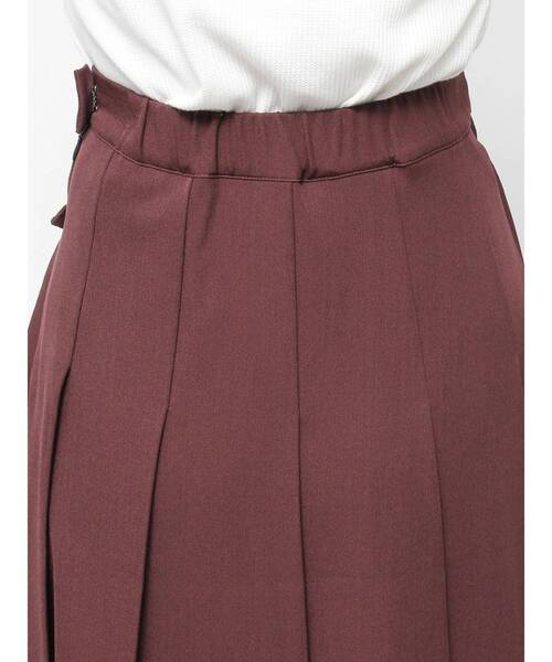 jouetie（ジュエティ）の「ベルトプリーツミディスカート（スカート・レディース・グレー/ネイビー/ボルドー・MEDIUM）」の22枚目の写真