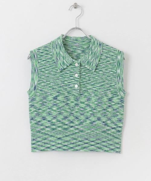 セール】クロップドポロニット（ニット/セーター）｜SENSE OF PLACE by