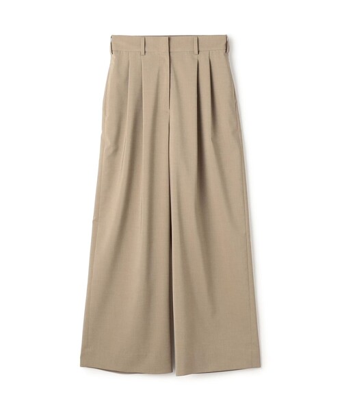 BALLSEY(ボールジィ)の「【一部WEB先行予約】ポリエステルツイル 2タックスラックスパンツ(その他パンツ・レディース・ボルドー/ライトベージュ/チャコールグレー/キャメル/ダークグリーン/ダークブラウン/ブラウン/ブルー・32/36/38/34)」の4枚目の写真