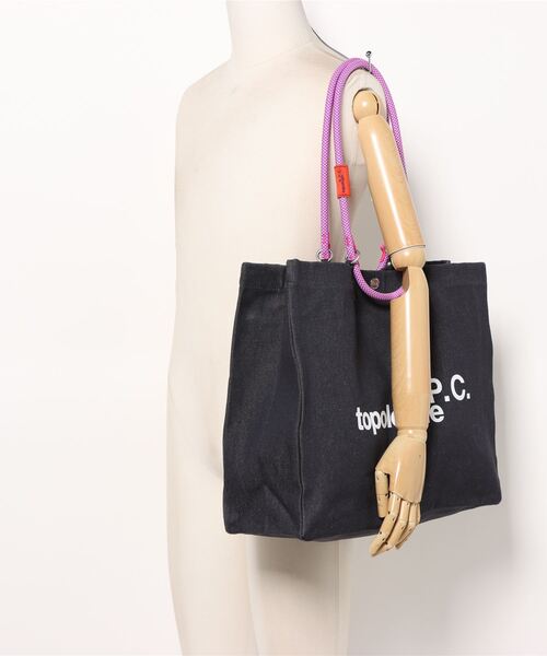A.P.C.(アーペーセー)の「SHOPPING A.P.C. TOPOLOGIE /トートバッグ(トートバッグ・メンズ・ブルー系その他・ONESIZE)」の5枚目の写真