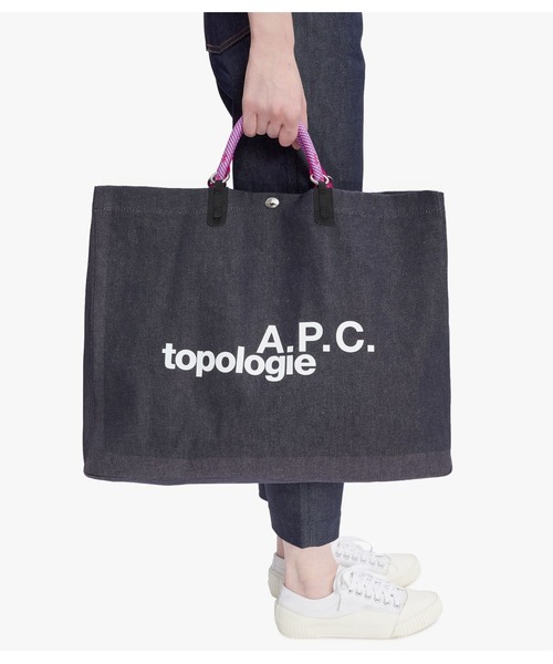 A.P.C.(アーペーセー)の「SHOPPING A.P.C. TOPOLOGIE /トートバッグ(トートバッグ・メンズ・ブルー系その他・ONESIZE)」の10枚目の写真