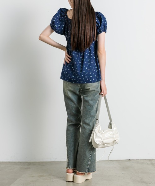 OLIVE des OLIVE（オリーブデオリーブ）の「胸ギャザーリボンブラウス（シャツ/ブラウス・レディース・レッド系その他/ワンウォッシュ/その他・FREE）」の22枚目の写真