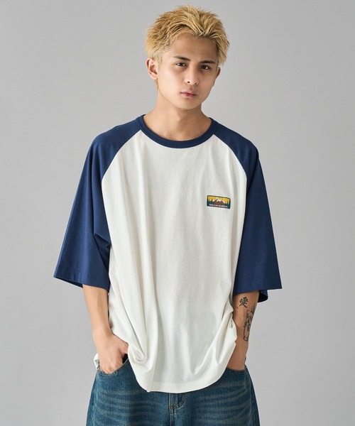 kutir(クティール)の「ピスラグランTシャツ(Tシャツ/カットソー・メンズ・レッド系/ブラック/オフホワイト/ネイビー系/ブラック系/ネイビー・LARGE/MEDIUM)」の5枚目の写真