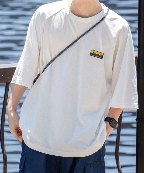 kutir(クティール)の「ピスラグランTシャツ(Tシャツ/カットソー・メンズ・レッド系/ブラック/オフホワイト/ネイビー系/ブラック系/ネイビー・LARGE/MEDIUM)」の2枚目の写真