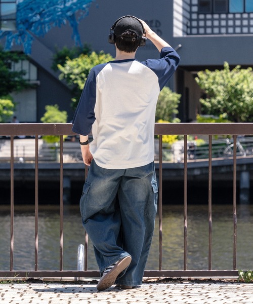kutir(クティール)の「ピスラグランTシャツ(Tシャツ/カットソー・メンズ・レッド系/ブラック/オフホワイト/ネイビー系/ブラック系/ネイビー・LARGE/MEDIUM)」の19枚目の写真