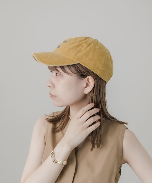 SMELLY(スメリー)の「ウォッシュドロゴキャップ(キャップ・レディース・グリーン系その他/ベージュ/イエロー/ネイビー・-)」の11枚目の写真