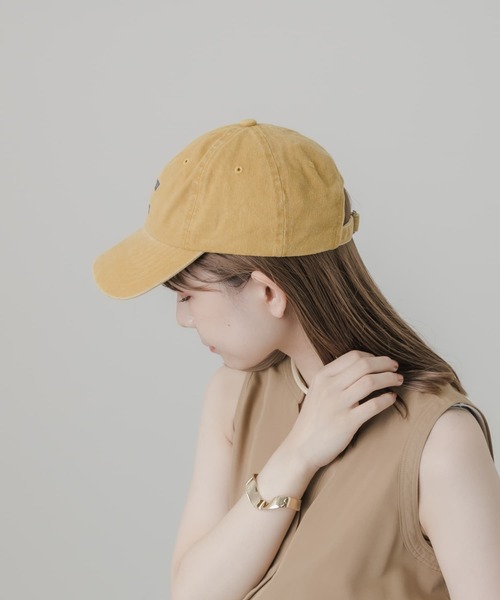 SMELLY(スメリー)の「ウォッシュドロゴキャップ(キャップ・レディース・グリーン系その他/ベージュ/イエロー/ネイビー・-)」の12枚目の写真
