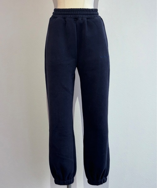 BEGELM（ビジルム）の「Long Sweat Pants（スウェットパンツ・レディース・ネイビー/ホワイト・FREE）」の8枚目の写真