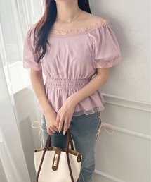 2WAYアソートチュールオフショルトップス【ZOZOTOWN限定アイテム】