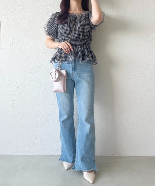 apres jour（アプレジュール）の「2WAYアソートチュールオフショルトップス【ZOZOTOWN限定アイテム】（シャツ/ブラウス・レディース・ブラック系その他/ピンク/アイボリー・X-LARGE/フリー）」の17枚目の写真