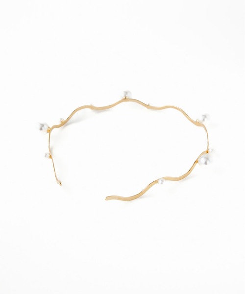 Casselini（キャセリーニ）の「Casselini(キャセリーニ)なみなみメタルカチューシャ（カチューシャ・レディース・シルバー/ゴールド/クリア・FREE）」の7枚目の写真