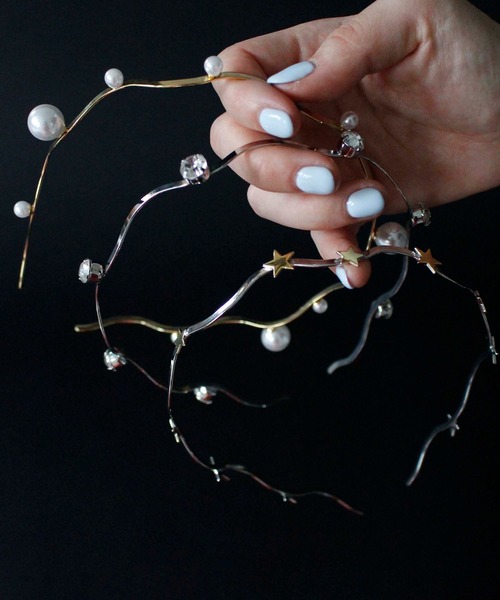 Casselini（キャセリーニ）の「Casselini(キャセリーニ)なみなみメタルカチューシャ（カチューシャ・レディース・シルバー/ゴールド/クリア・FREE）」の14枚目の写真