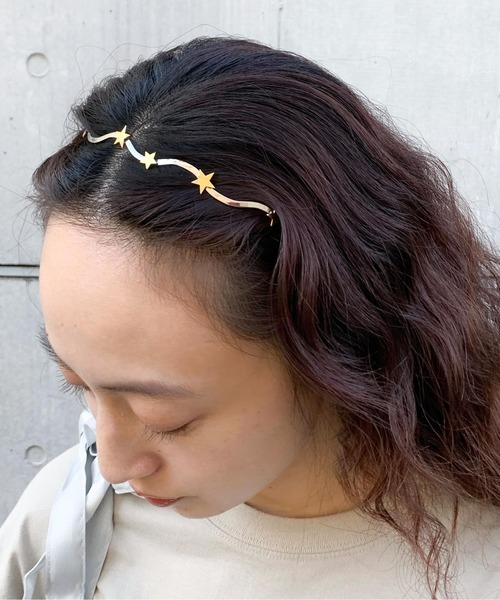 Casselini（キャセリーニ）の「Casselini(キャセリーニ)なみなみメタルカチューシャ（カチューシャ・レディース・シルバー/ゴールド/クリア・FREE）」の16枚目の写真