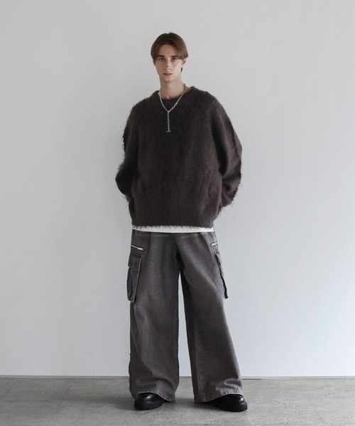 最終値下げ❣️ 新品シルク混タフタカーゴパンツ　ブラック　サイズ1 最終値下げ❣️ 新品シルク混タフタカーゴパンツ ブラック サイズ1