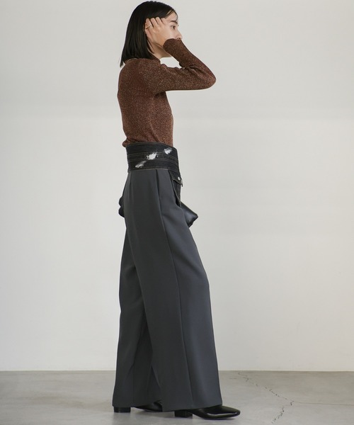 select MOCA(セレクトモカ)の「箔プリントデニムベルト(ベルト・レディース・ブラック/ブルー・FREE)」の10枚目の写真