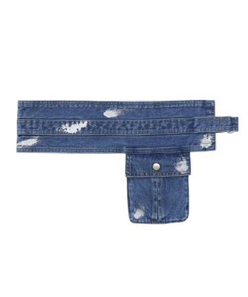 select MOCA(セレクトモカ)の「箔プリントデニムベルト(ベルト・レディース・ブラック/ブルー・FREE)」の18枚目の写真