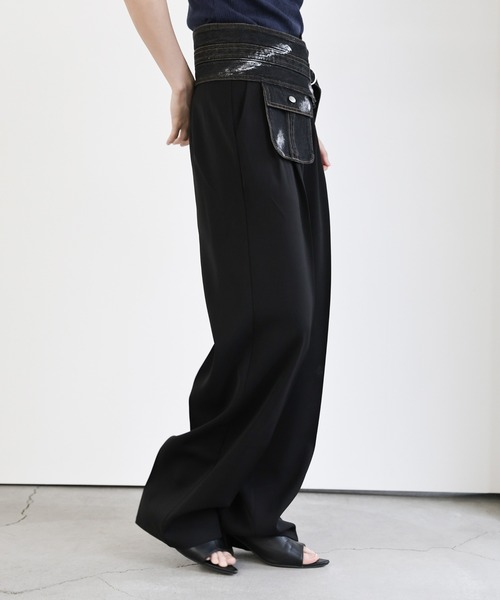 select MOCA(セレクトモカ)の「箔プリントデニムベルト(ベルト・レディース・ブラック/ブルー・FREE)」の21枚目の写真