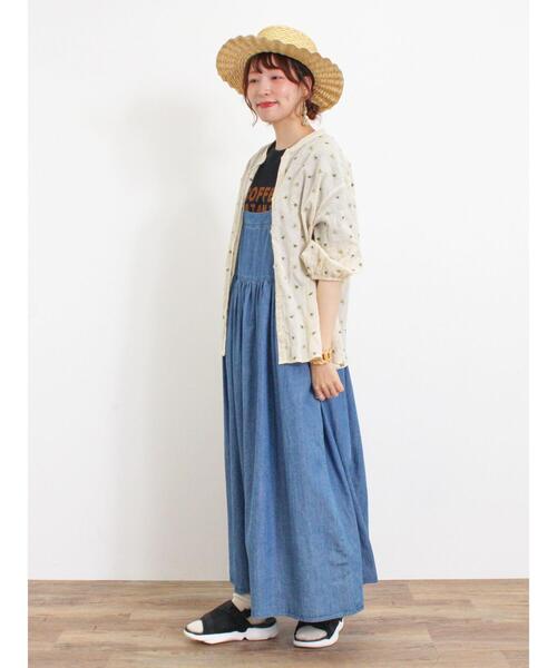 Samansa Mos2(サマンサ モスモス)の「【接触冷感】フロッキープリントロゴTシャツ(Tシャツ/カットソー・レディース・オフホワイト/ブルー/ブラック/イエロー・F)」の14枚目の写真