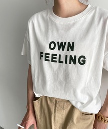 Samansa Mos2 | 【接触冷感】フロッキープリントロゴTシャツ(Tシャツ/カットソー)