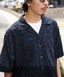WAIPER.inc | コットンレーヨン オープンカラーシャツ アメーバカモ WAIPER.inc WP1064(シャツ/ブラウス)