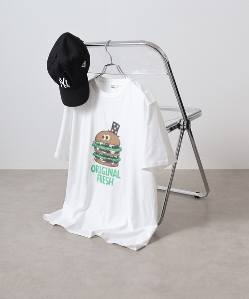 FUNALIVE(ファンアライブ)の「ATU プリント&刺繍 半袖Tee(Tシャツ/カットソー・メンズ・ブラック/ベージュ/オフホワイト/グリーン/ホワイト系1/ホワイト系2/ホワイト系3/ブラック系1/ブラック系2/ブラック系3/グレー系1/グレー系2/グリーン系1/レッド系2/ベージュ系3/レッド系3・M/L)」の4枚目の写真