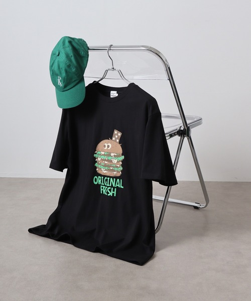 FUNALIVE(ファンアライブ)の「ATU プリント&刺繍 半袖Tee(Tシャツ/カットソー・メンズ・ブラック/ベージュ/オフホワイト/グリーン/ホワイト系1/ホワイト系2/ホワイト系3/ブラック系1/ブラック系2/ブラック系3/グレー系1/グレー系2/グリーン系1/レッド系2/ベージュ系3/レッド系3・M/L)」の8枚目の写真