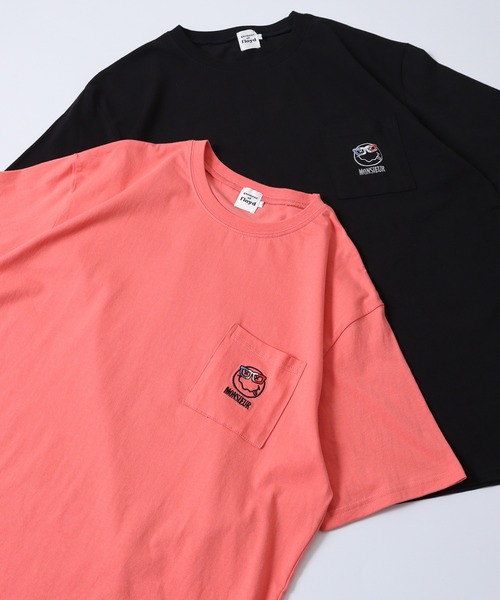 FUNALIVE(ファンアライブ)の「ATU プリント&刺繍 半袖Tee(Tシャツ/カットソー・メンズ・ブラック/ベージュ/オフホワイト/グリーン/ホワイト系1/ホワイト系2/ホワイト系3/ブラック系1/ブラック系2/ブラック系3/グレー系1/グレー系2/グリーン系1/レッド系2/ベージュ系3/レッド系3・M/L)」の16枚目の写真