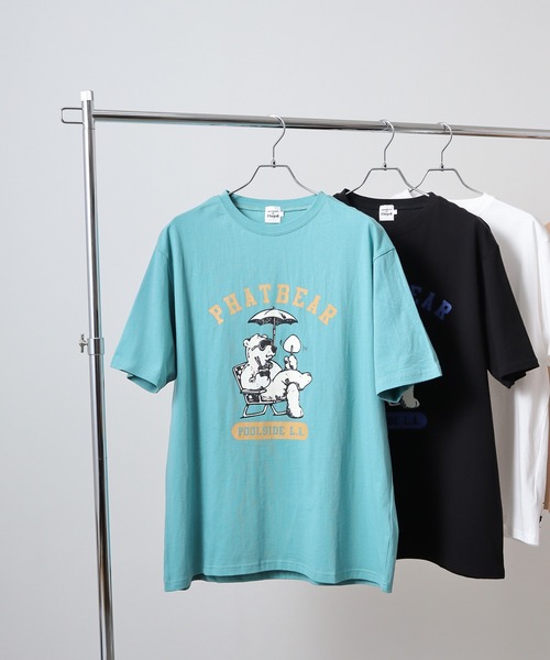 FUNALIVE(ファンアライブ)の「ATU プリント&刺繍 半袖Tee(Tシャツ/カットソー・メンズ・ブラック/ベージュ/オフホワイト/グリーン/ホワイト系1/ホワイト系2/ホワイト系3/ブラック系1/ブラック系2/ブラック系3/グレー系1/グレー系2/グリーン系1/レッド系2/ベージュ系3/レッド系3・M/L)」の13枚目の写真