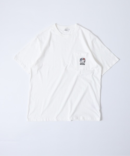FUNALIVE(ファンアライブ)の「ATU プリント&刺繍 半袖Tee(Tシャツ/カットソー・メンズ・ブラック/ベージュ/オフホワイト/グリーン/ホワイト系1/ホワイト系2/ホワイト系3/ブラック系1/ブラック系2/ブラック系3/グレー系1/グレー系2/グリーン系1/レッド系2/ベージュ系3/レッド系3・M/L)」の21枚目の写真