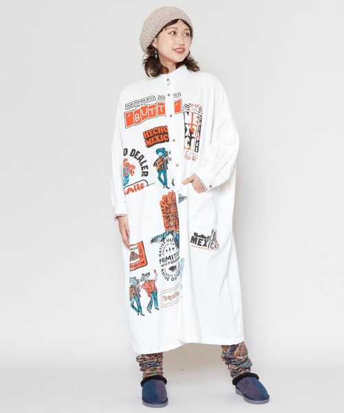 チャイハネ（チャイハネ）の「【チャイハネ】ラダリパッチワークレギンス（レギンス/スパッツ・レディース・ブラウン/ピンク/ネイビー・FREE）」の11枚目の写真