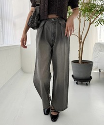 one after another NICE CLAUP | 【ウェストのサイズ調整ができる】アソートワイドデニムパンツ(デニムパンツ)