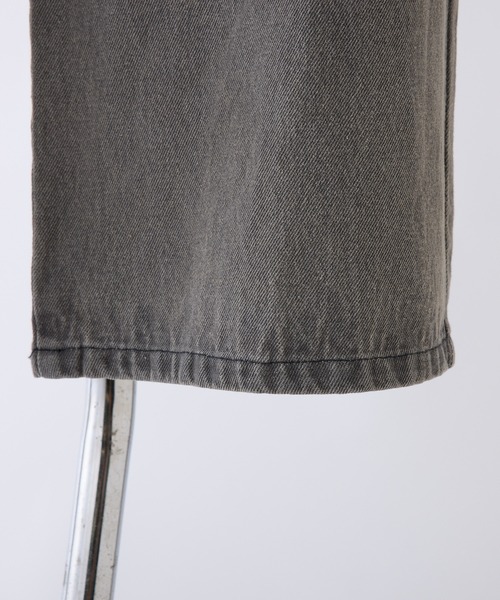 one after another NICE CLAUP（ワンアフターアナザーナイスクラップ）の「【ウェストのサイズ調整ができる】アソートワイドデニムパンツ（デニムパンツ・レディース・ブラック/ブラウン系その他/ライトブルー/ブルー・SMALL/MEDIUM）」の10枚目の写真