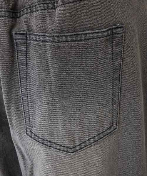 one after another NICE CLAUP（ワンアフターアナザーナイスクラップ）の「【ウェストのサイズ調整ができる】アソートワイドデニムパンツ（デニムパンツ・レディース・ブラック/ブラウン系その他/ライトブルー/ブルー・SMALL/MEDIUM）」の19枚目の写真