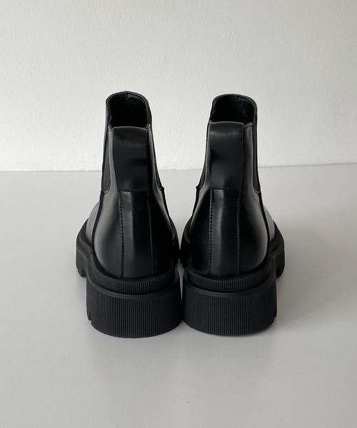 CANAL JEAN（キャナルジーン）の「El mar　サイドゴアショートブーツ（ブーツ・レディース・ブラック・23.5/24/24.5/25）」の7枚目の写真