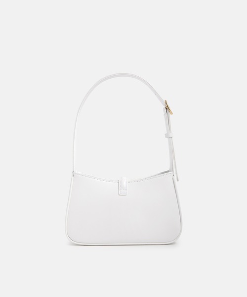 METROCITY（メトロシティ）の「【メトロシティ】牛革 ショルダーバッグ ラウンド シンプル（ショルダーバッグ・レディース・ブラック/ホワイト・FREE）」の9枚目の写真