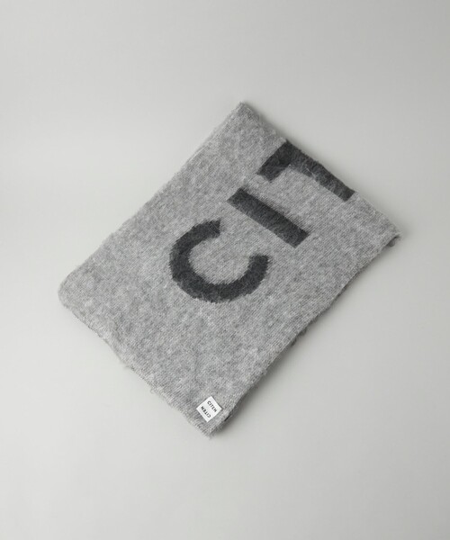 CITEN（シテン）の「＜CITEN＞ジャカードビッグストール（ストール/ショール・レディース・ダークグレー/ネイビー・FREE）」の10枚目の写真