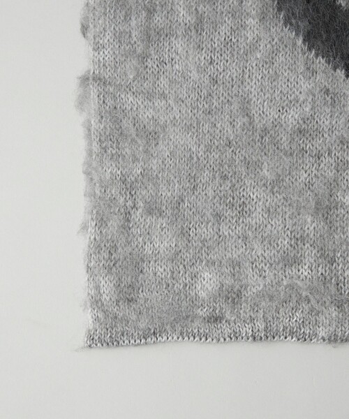 CITEN（シテン）の「＜CITEN＞ジャカードビッグストール（ストール/ショール・レディース・ダークグレー/ネイビー・FREE）」の11枚目の写真