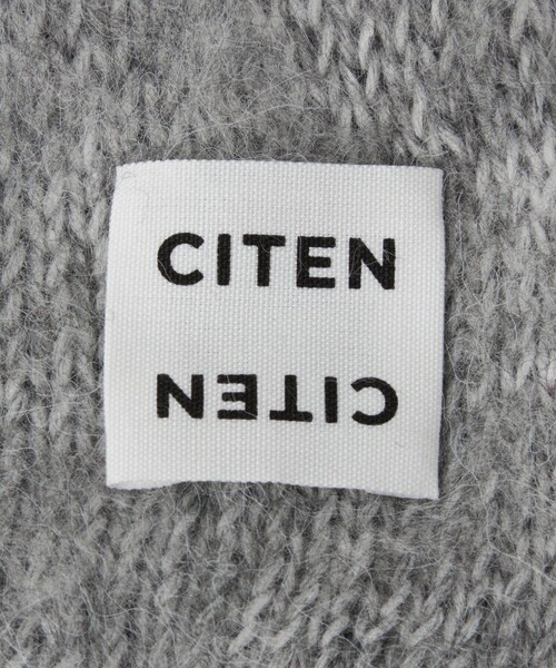CITEN（シテン）の「＜CITEN＞ジャカードビッグストール（ストール/ショール・レディース・ダークグレー/ネイビー・FREE）」の13枚目の写真