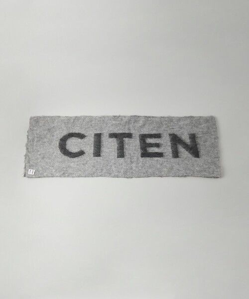 CITEN（シテン）の「＜CITEN＞ジャカードビッグストール（ストール/ショール・レディース・ダークグレー/ネイビー・FREE）」の14枚目の写真