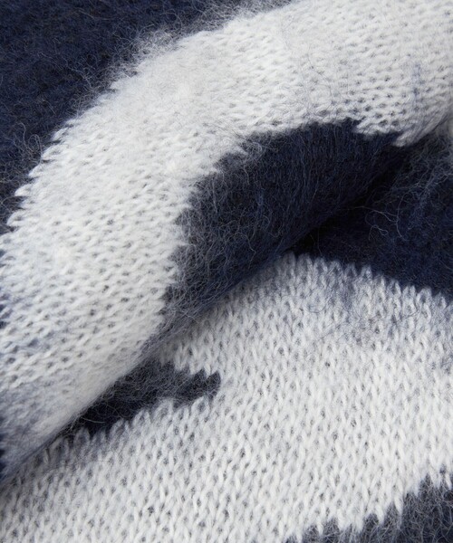 CITEN（シテン）の「＜CITEN＞ジャカードビッグストール（ストール/ショール・レディース・ダークグレー/ネイビー・FREE）」の17枚目の写真