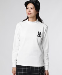 Psycho Bunny | [GOLF] [WOMEN]リンクスジャガードチェック 長袖モックネック(Tシャツ/カットソー)