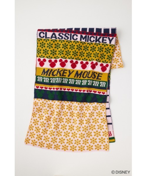 【セール】MD RETRO PATTERNS STOLE（ストール/ショール）｜Disney SERIES CREATED by MOUSSY（ディズニーシリーズクリエイテッドバイマウジー）