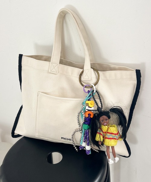 PICHI（ピイチ）の「キャンバストートバッグ（トートバッグ・レディース・ナチュラル・FREE）」の21枚目の写真