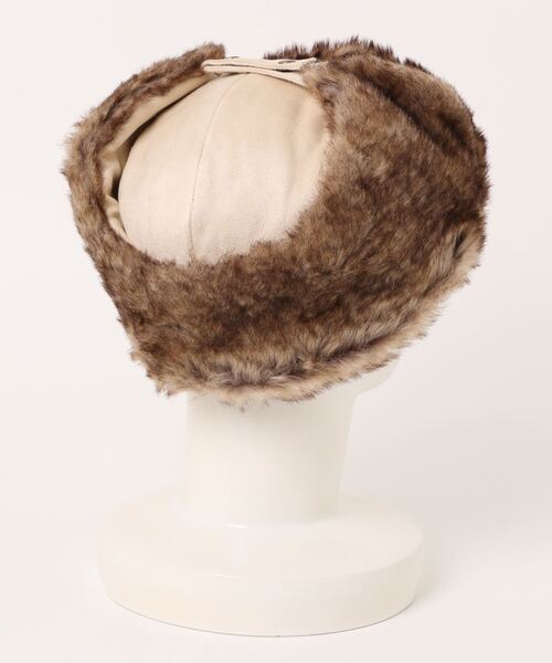 BEN DAVIS(ベンデイビス)の「【BEN DAVIS】ベンデイビス FLIGHT CAP(キャップ・メンズ・ベージュ/ブラック・フリー)」の3枚目の写真