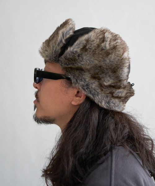 BEN DAVIS(ベンデイビス)の「【BEN DAVIS】ベンデイビス FLIGHT CAP(キャップ・メンズ・ベージュ/ブラック・フリー)」の4枚目の写真