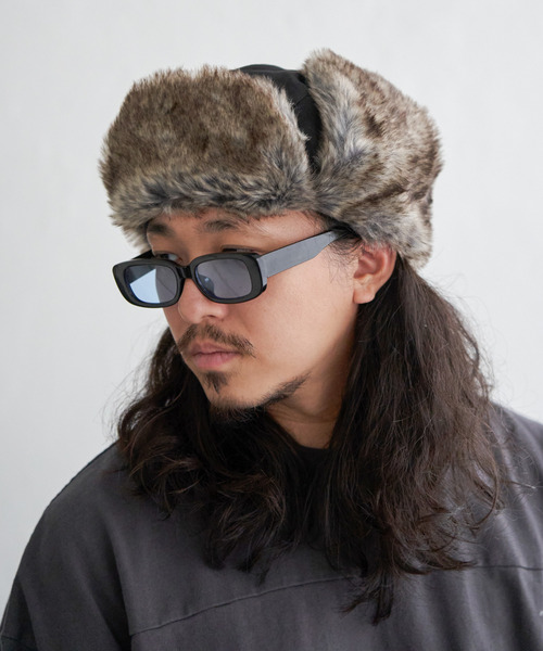 BEN DAVIS(ベンデイビス)の「【BEN DAVIS】ベンデイビス FLIGHT CAP(キャップ・メンズ・ベージュ/ブラック・フリー)」の6枚目の写真