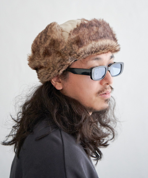 BEN DAVIS(ベンデイビス)の「【BEN DAVIS】ベンデイビス FLIGHT CAP(キャップ・メンズ・ベージュ/ブラック・フリー)」の8枚目の写真