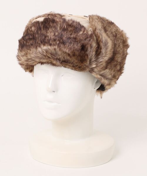 BEN DAVIS(ベンデイビス)の「【BEN DAVIS】ベンデイビス FLIGHT CAP(キャップ・メンズ・ベージュ/ブラック・フリー)」の9枚目の写真