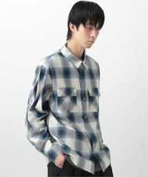 BLAYMORE（ブレイモア）の「【BLAYMORE】 Inverted Ombre Check Shirt / オンブレチェック インバーテッドタック仕様（シャツ/ブラウス）」