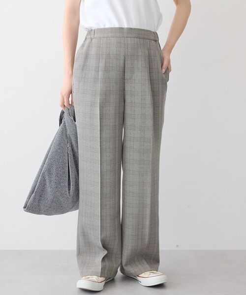 AMERICAN HOLIC（アメリカンホリック）の「美・美・美ストレートパンツ（スラックス・レディース・杢グレー/ブラック/チェック・XS/S/M/L/XL）」の15枚目の写真